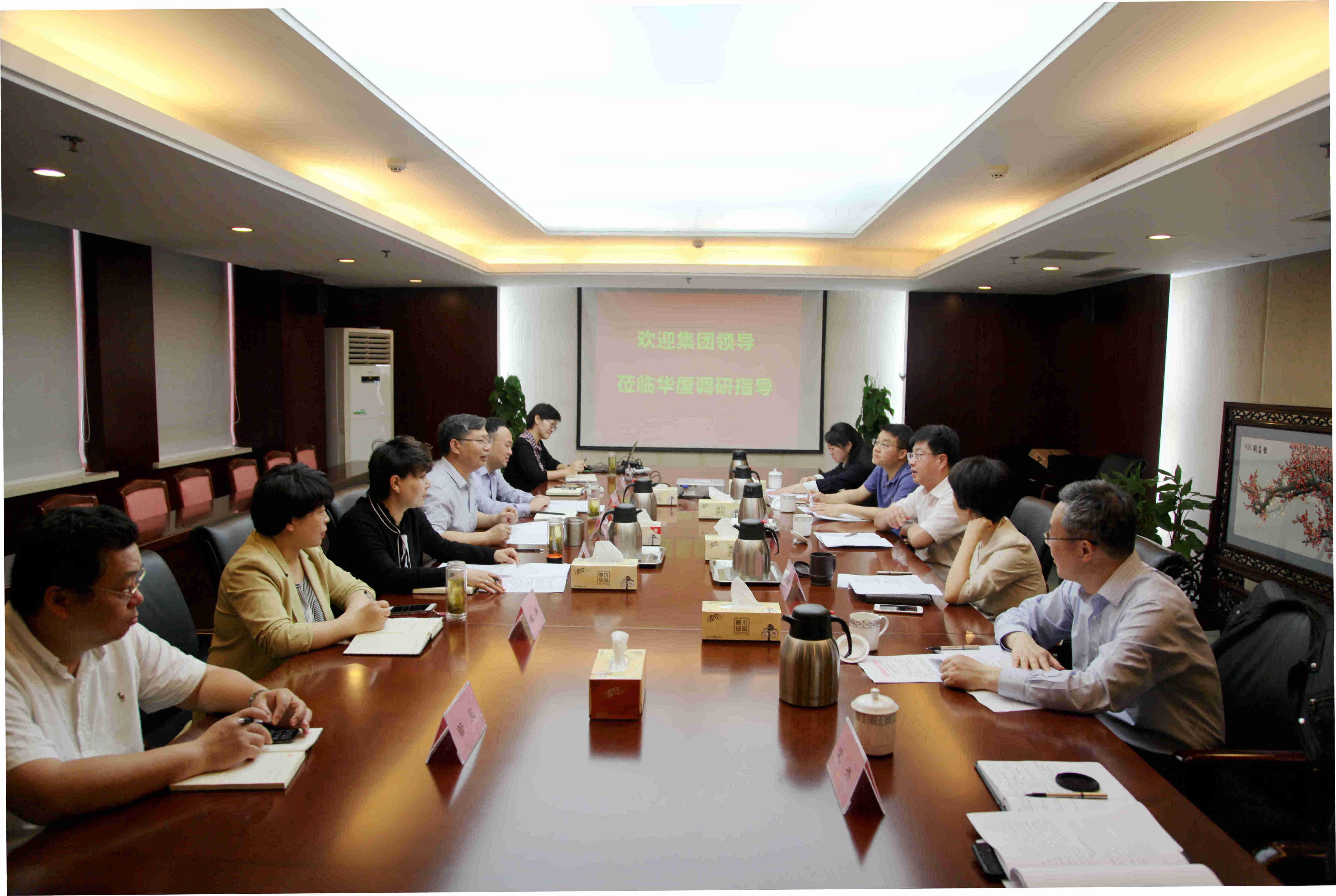 王刚董事长一行调研华厦公司.JPG